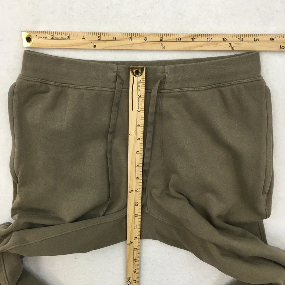 Lululemon City Sweat Jogger Pants Mens Medium Olive Green French Terry Tapered